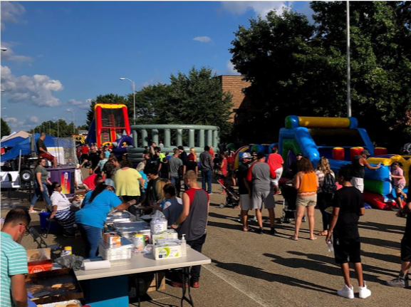 Community Block Party Festivities. Photo by Victoria Reffit