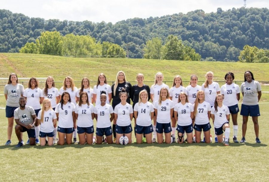 2019-2020 Womens soccer team. Photo from SSUbears.com