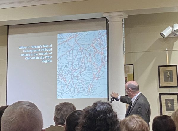 The late Ohio State University professor Wilbur H. Sieberts map (c. 1896) showed Underground Railroad activity in Portsmouth when most national maps show none.
