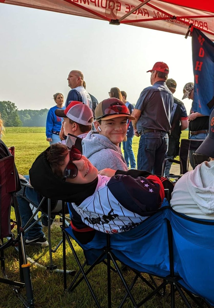 Members of Northwest High School's shooting sports team