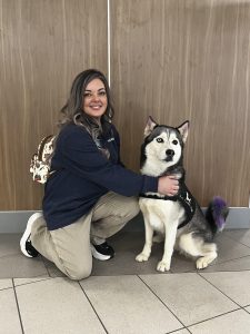 Dog owner and handler Renea Savage Brown and Lakota