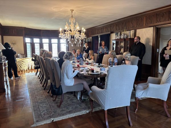 The night begins at the dining table.